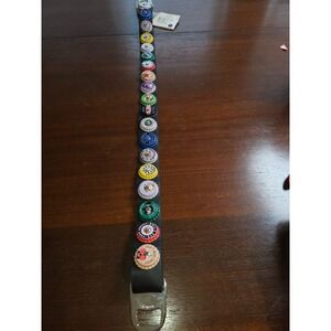 Little Earth LE Bottle Cap Seat Belt Buckle Size M Adjustable Max Black Rubber